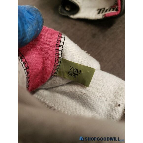 Timberland Black Leather Boots - Size 7.5 - Picture 6 of 8